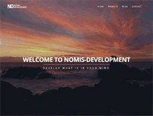Tablet Screenshot of nomis-development.net